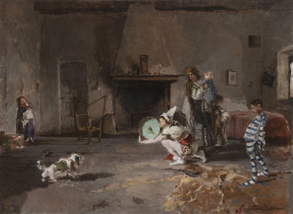 Saltimbanchi [1874 circa] - Gallerie Maspes, Milano